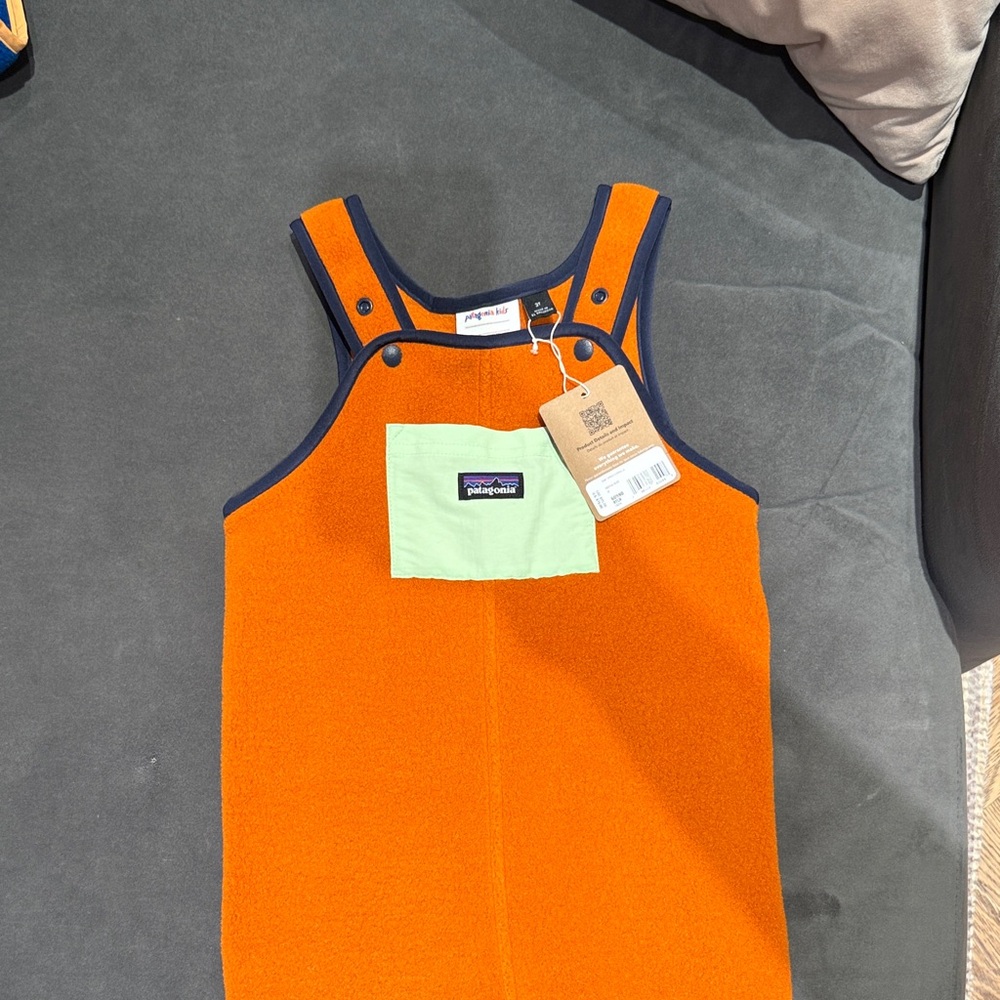 Patagonia Kids Orange and Mint Diaper Cover